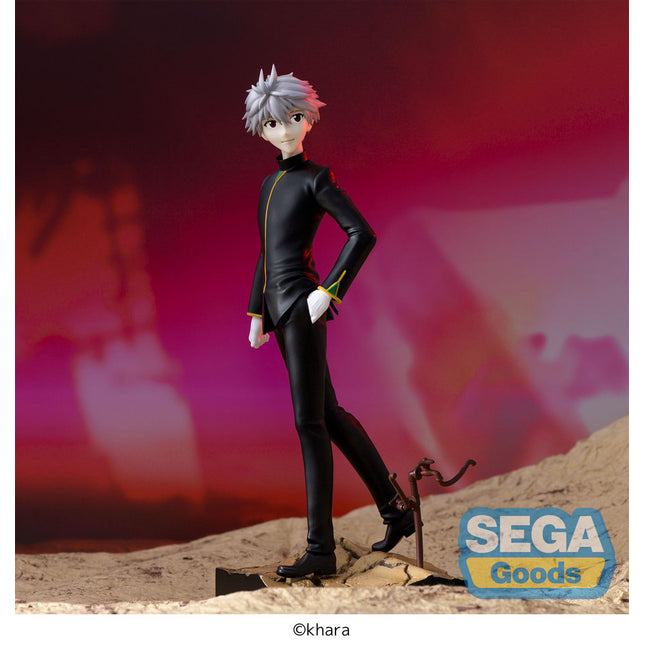 Evangelion: 3.0+1.0 Thrice Upon a Time - SPM Vignetteum PVC Statue Kaworu Nagisa Commander Suit Ver. 19 cm (SEGA)