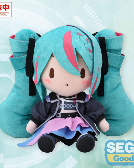 Character Vocal Series 01: Hatsune Miku - Hatsune Miku Punk! M Fuwa Petit Plush Figure 22 cm (SEGA)