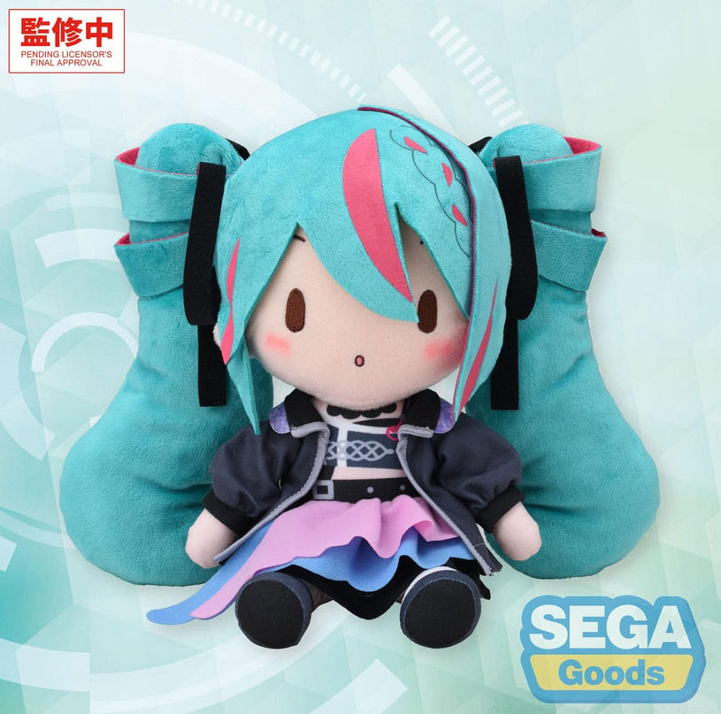 Character Vocal Series 01: Hatsune Miku - Hatsune Miku Punk! M Fuwa Petit Plush Figure 22 cm (SEGA)