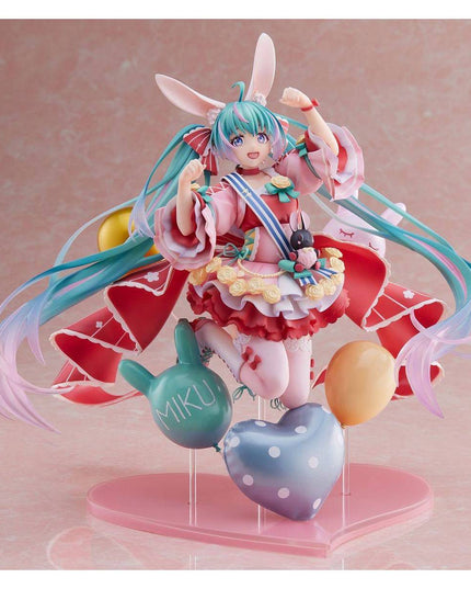 Miku Hatsune - Miku Hatsune Birthday 2021 (Pretty Rabbit Ver.) by Spiritale  PVC Statue 1/7 21 cm (SQUARE ENIX)