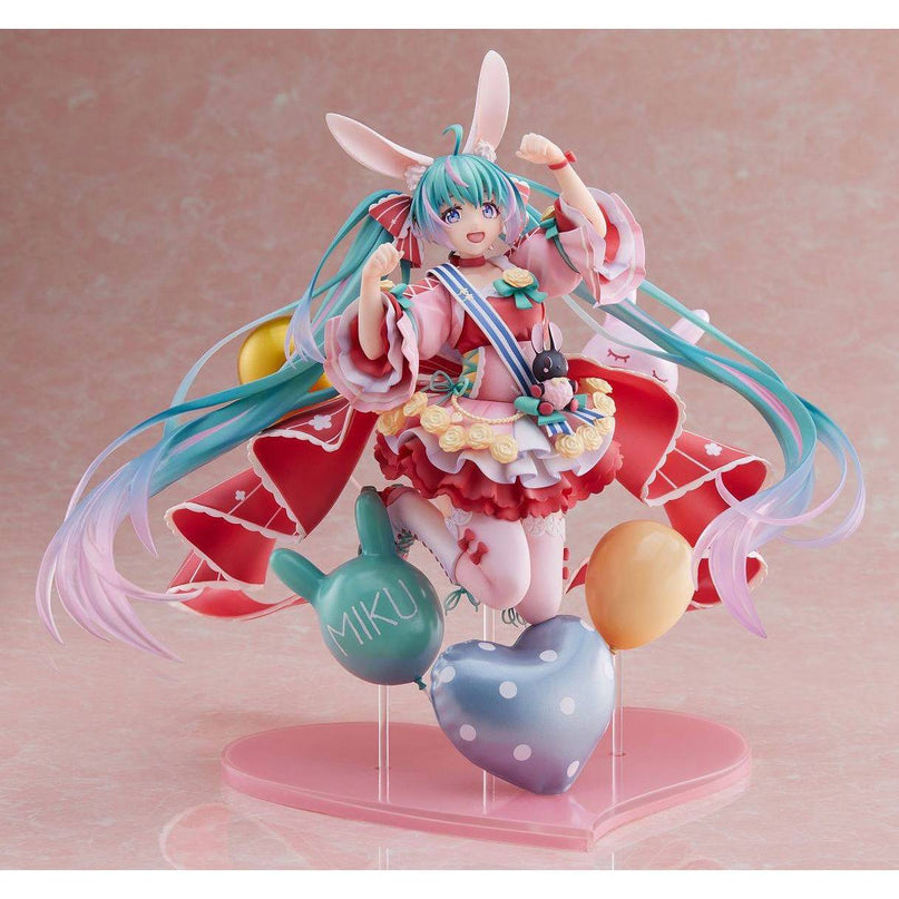 Miku Hatsune - Miku Hatsune Birthday 2021 (Pretty Rabbit Ver.) by Spiritale  PVC Statue 1/7 21 cm (SQUARE ENIX)