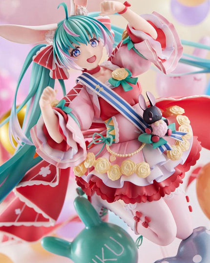 Miku Hatsune - Miku Hatsune Birthday 2021 (Pretty Rabbit Ver.) by Spiritale  PVC Statue 1/7 21 cm (SQUARE ENIX)