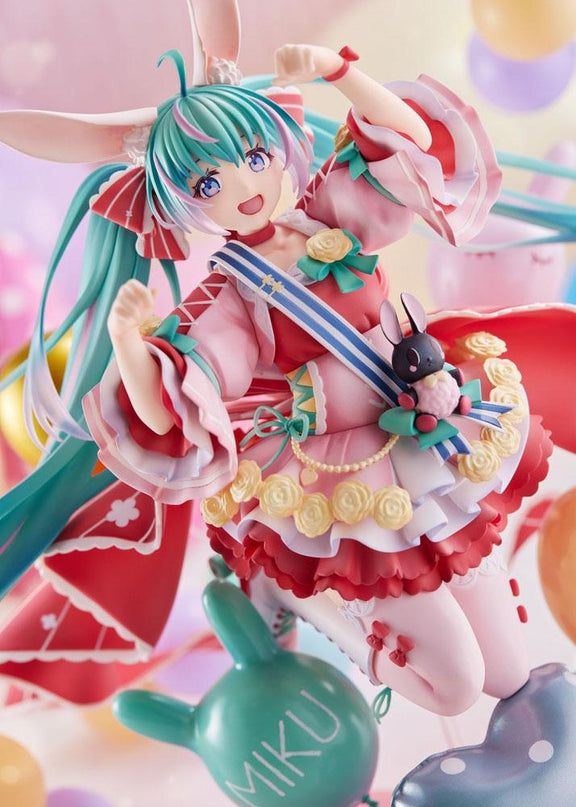 Miku Hatsune - Miku Hatsune Birthday 2021 (Pretty Rabbit Ver.) by Spiritale  PVC Statue 1/7 21 cm (SQUARE ENIX)