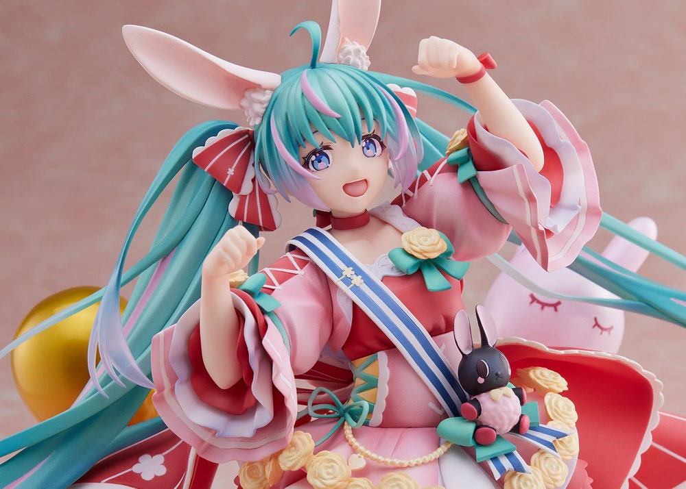 Miku Hatsune - Miku Hatsune Birthday 2021 (Pretty Rabbit Ver.) by Spiritale  PVC Statue 1/7 21 cm (SQUARE ENIX)