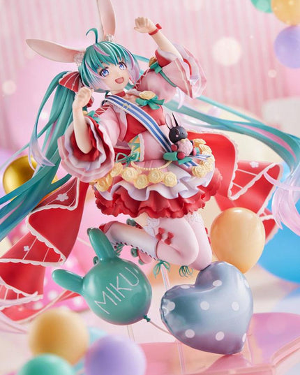Miku Hatsune - Miku Hatsune Birthday 2021 (Pretty Rabbit Ver.) by Spiritale  PVC Statue 1/7 21 cm (SQUARE ENIX)