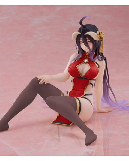 Overlord - Albedo Chinese Dress Ver. Renewal PVC Statue Desktop Cute Figure 13 cm (FURYU)