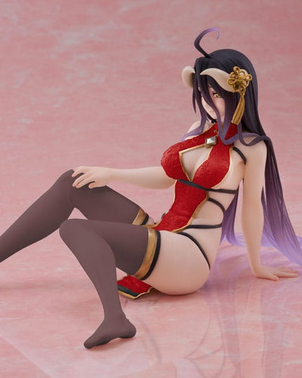 Overlord - Albedo Chinese Dress Ver. Renewal PVC Statue Desktop Cute Figure 13 cm (FURYU)