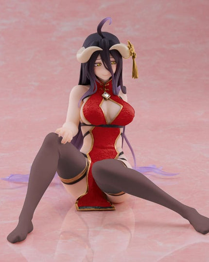 Overlord - Albedo Chinese Dress Ver. Renewal PVC Statue Desktop Cute Figure 13 cm (FURYU)