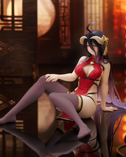 Overlord - Albedo Chinese Dress Ver. Renewal PVC Statue Desktop Cute Figure 13 cm (FURYU)