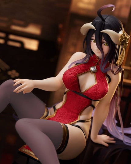 Overlord - Albedo Chinese Dress Ver. Renewal PVC Statue Desktop Cute Figure 13 cm (FURYU)