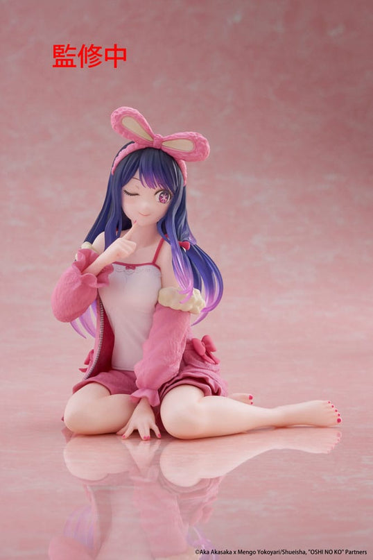 Oshi no Ko - Ai (Rabbit Room Wear ver.) PVC Statue Desktop Cute Figure 13 cm (TAITO)