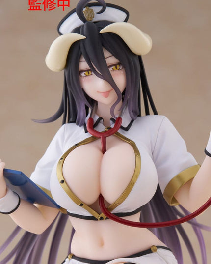 Overlord - Albedo Nurse Ver. Renewal PVC Statue Desktop Cute Figure 13 cm (SEGA)
