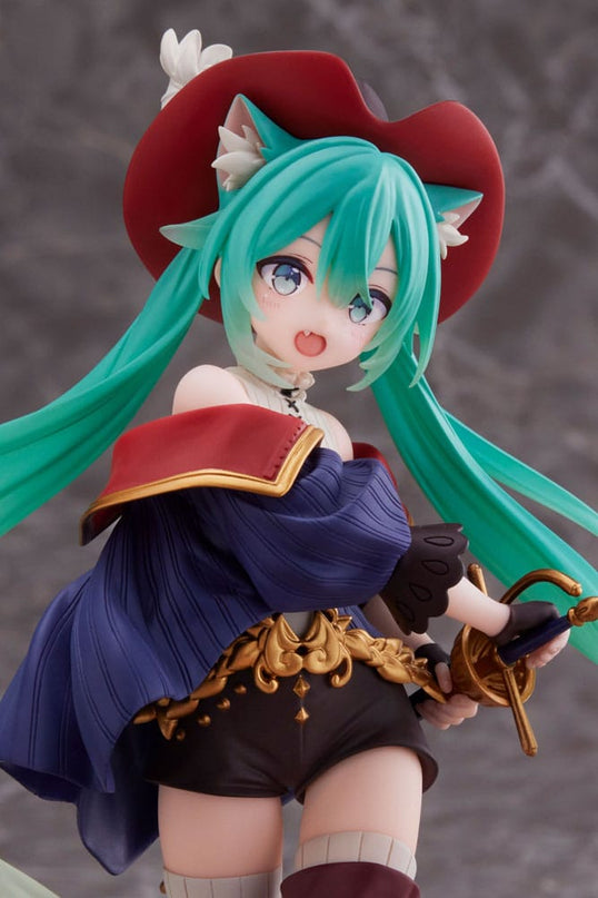 Hatsune Miku Wonderland - Hatsune Miku Wonderland Puss in Boots PVC Statue 18 cm (TAITO)