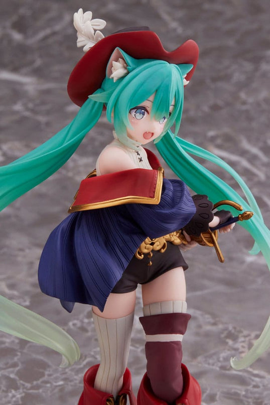 Hatsune Miku Wonderland - Hatsune Miku Wonderland Puss in Boots PVC Statue 18 cm (TAITO)