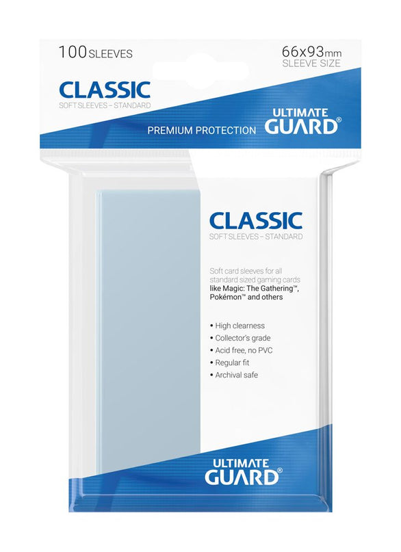 Classic Sleeves Standard Size (100) (ULTIMATE GUARD)