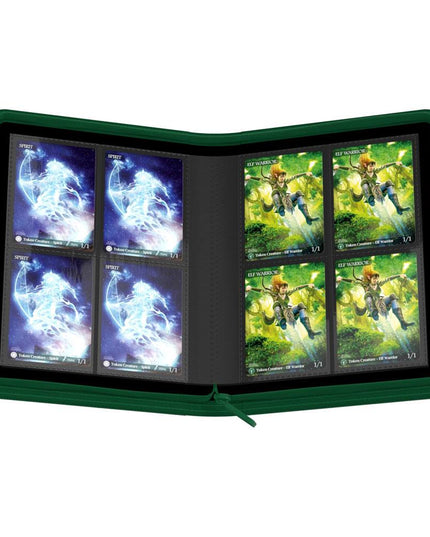 Ultimate Guard Zipfolio 160 8-Pocket Xenoskin - Green