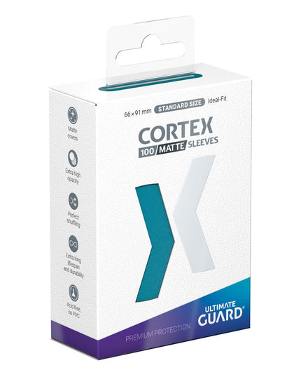 Ultimate Guard Cortex Sleeves Standard Size Matte Petrol (100)