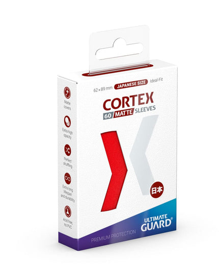 Ultimate Guard Cortex Sleeves Japanese Size Matte Red (60)