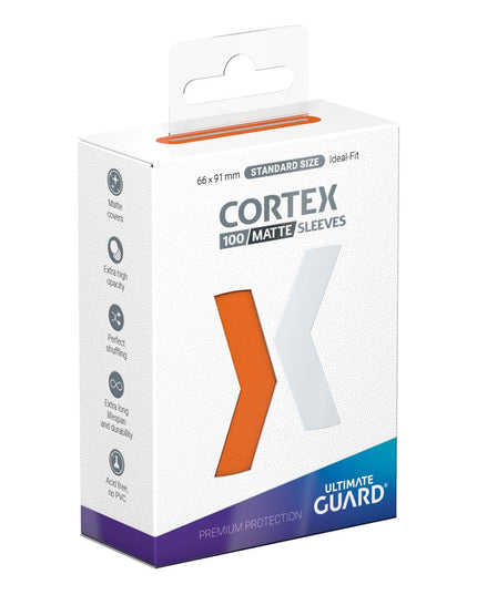 Ultimate Guard Cortex Sleeves Standard Size Matte Orange (100)