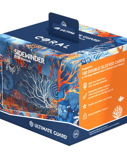 Ultimate Guard Sidewinder 100+ Xenoskin 2025 Exclusive "Coral Places" - Fiery Reef