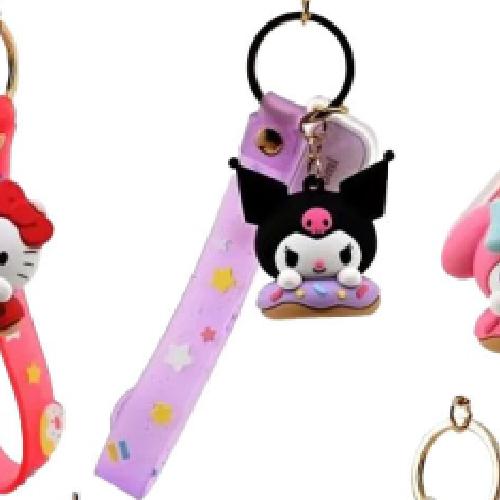 Sanrio - Keychain with Hand Strap - Donuts Series (SELECT OPTION)