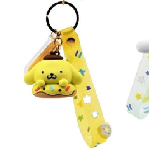 Sanrio - Keychain with Hand Strap - Donuts Series (SELECT OPTION)