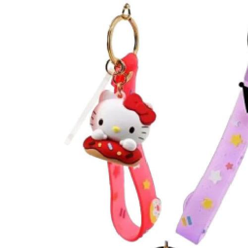 Sanrio - Keychain with Hand Strap - Donuts Series (SELECT OPTION)