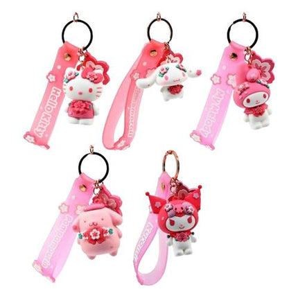 Sanrio - Keychains with Hand Strap - Sakura Series (SELECT OPTION)