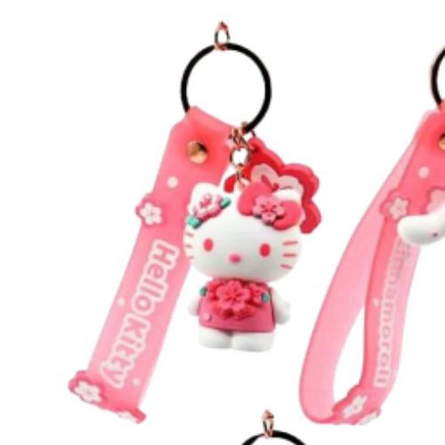 Sanrio - Keychains with Hand Strap - Sakura Series (SELECT OPTION)