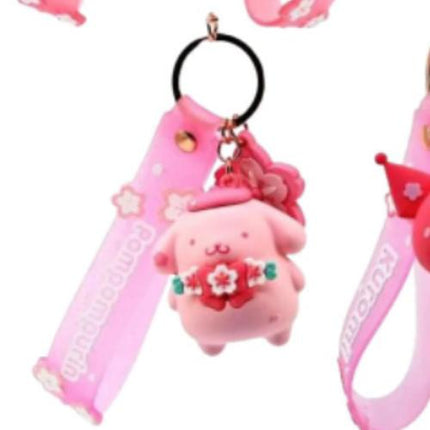 Sanrio - Keychains with Hand Strap - Sakura Series (SELECT OPTION)