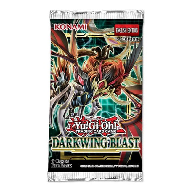 YuGiOh TCG - Darkwing Blast Single Pack (9 Cards)