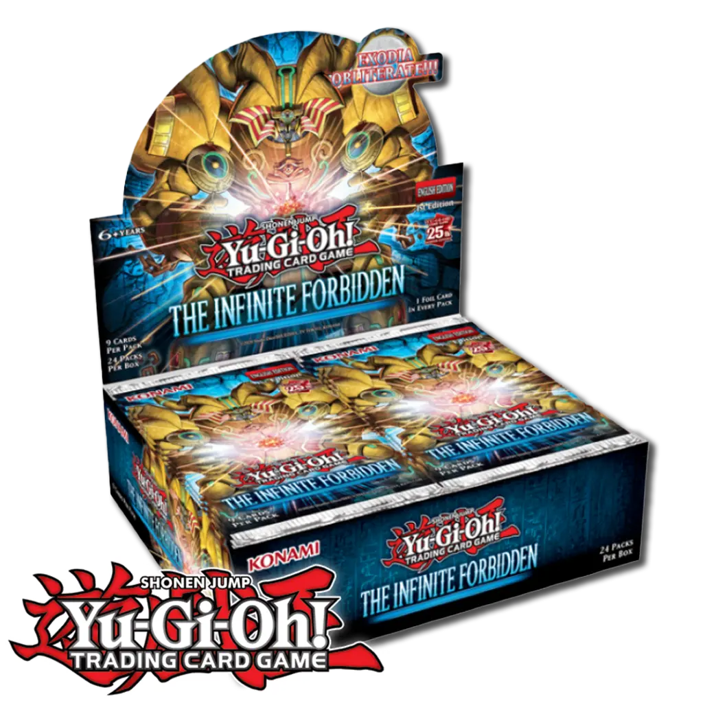 RELEASE 18th JULY 2024: Yu-Gi-Oh! - The Infinite Forbidden Booster Box TokyoToys RELEASE 18th JULY 2024: Yu-Gi-Oh! - The Infinite Forbidden Booster Box TokyoToys