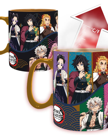 Demon Slayer Hashira 460ml Heat Change Mug (ABYSTYLE)