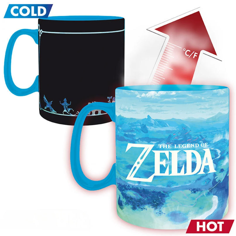 The Legend of Zelda Breath the Wild 460ml Heat Change Mug (ABYSTYLE)